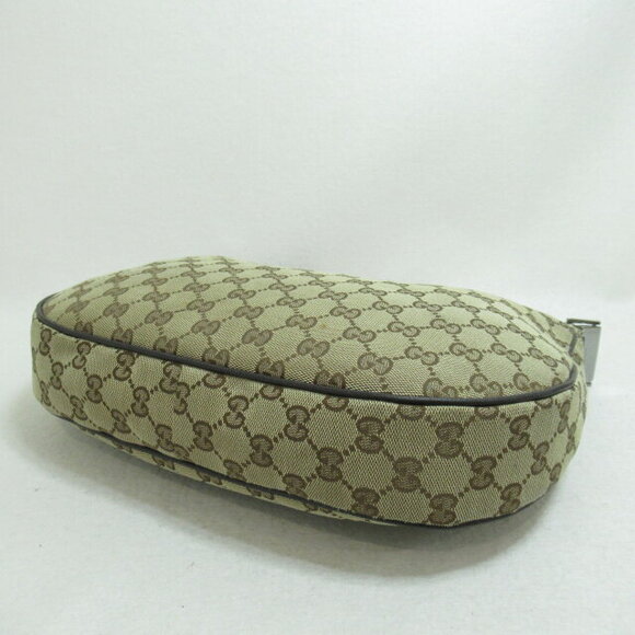 Gucci Black Bag Shoulder Beige Canvas GG - Picture 5 of 10